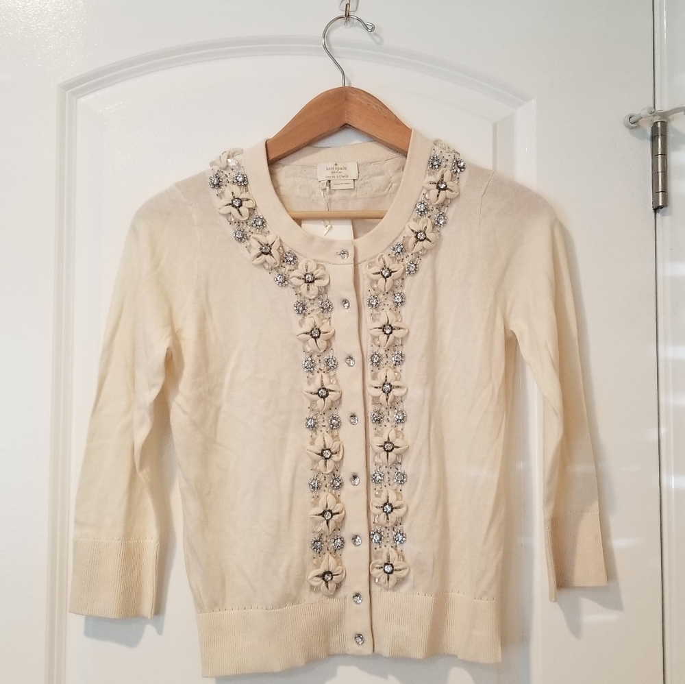 Kate Spade Kati Embellished Cardigan